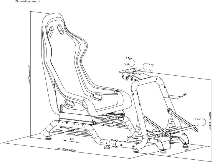 Actual product image Oplite GTR S8 Infinity Cockpit