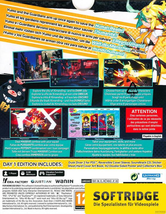 Produktbild Idea Factory Dusk Diver 2 - Day 1 Edition (PS5, EN, FR)