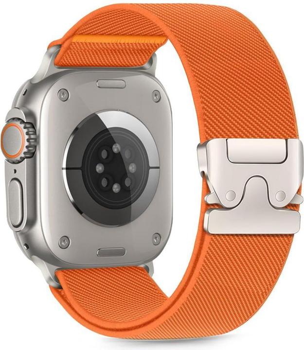 Produktbild 4Kom Nylon Clasp for Apple Watch 44/45/46/49mm - Orange (Nylon)