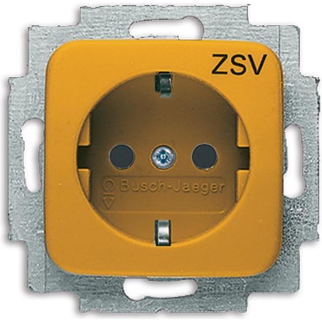 Busch-Jaeger, Steckdose, SCHUKO Steckdosen-Einsatz mit Aufdruck 2CKA002011A2233