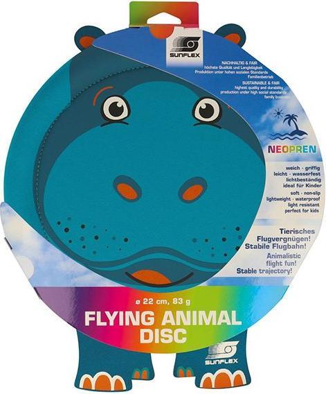 Actual product image Sunflex Disque à lancer hippopotame 22cm