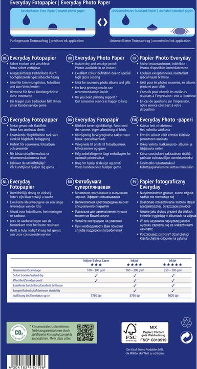 Energy Label Avery Superior Inkjet Photo Paper A4 Big Pack (200 g/m², A4)