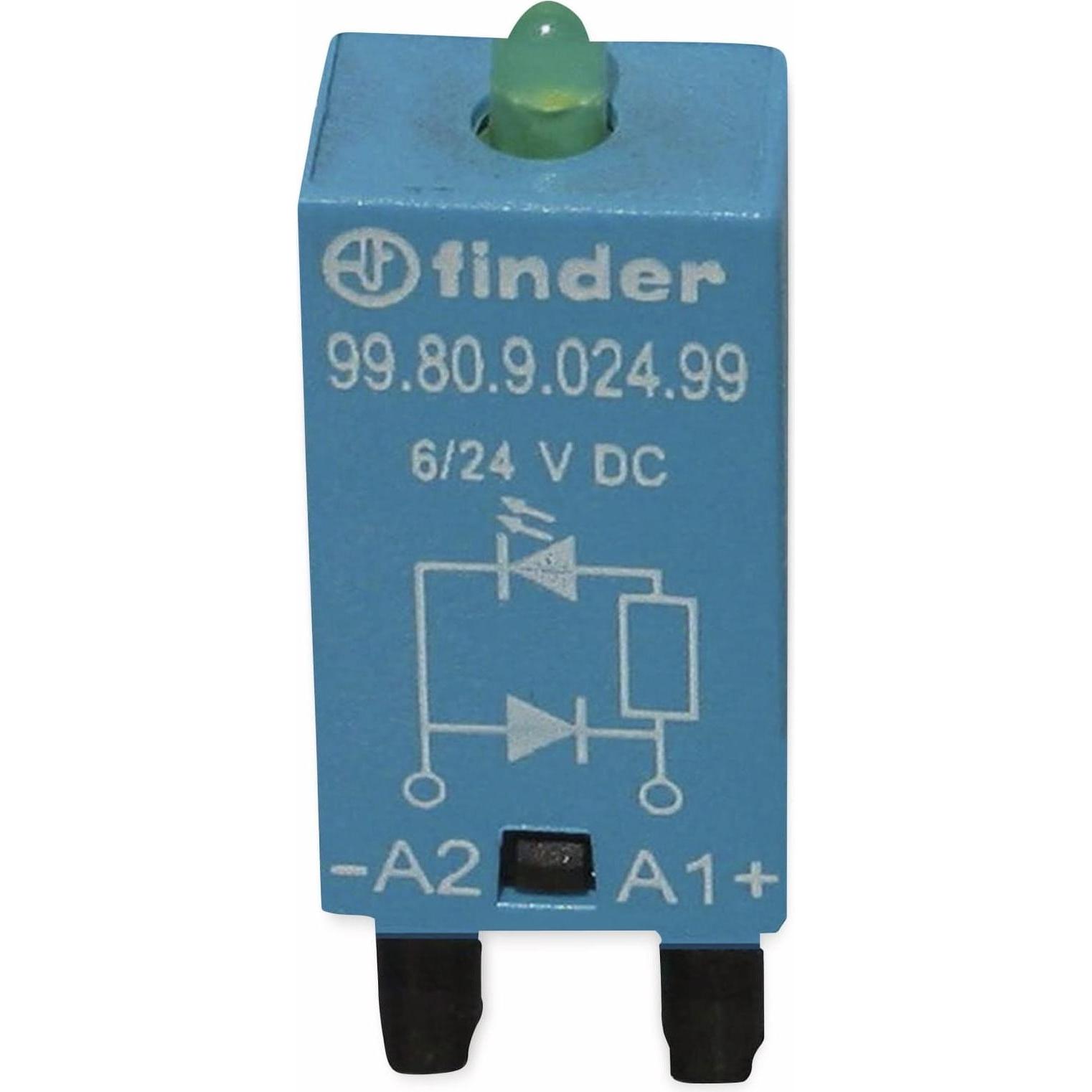 Thumbnail - Finder Steckmodul / Freilaufdiode, 99.80.9.024.99, für Serie 94, 95, Relais