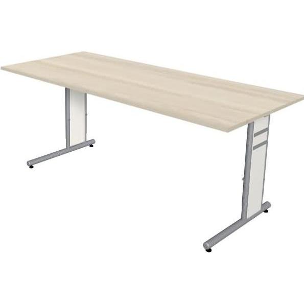 Thumbnail - Kerkmann, Schreibtisch, Schreibtisch Form4 C-Fuss-Gestell 180x80x68-82cm ahorn