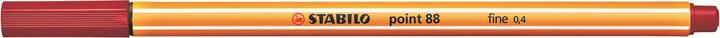 Image du produit STABILO Fineliner point 88 10 Stück, Dunkelrot (Rouge foncé, 10 x)