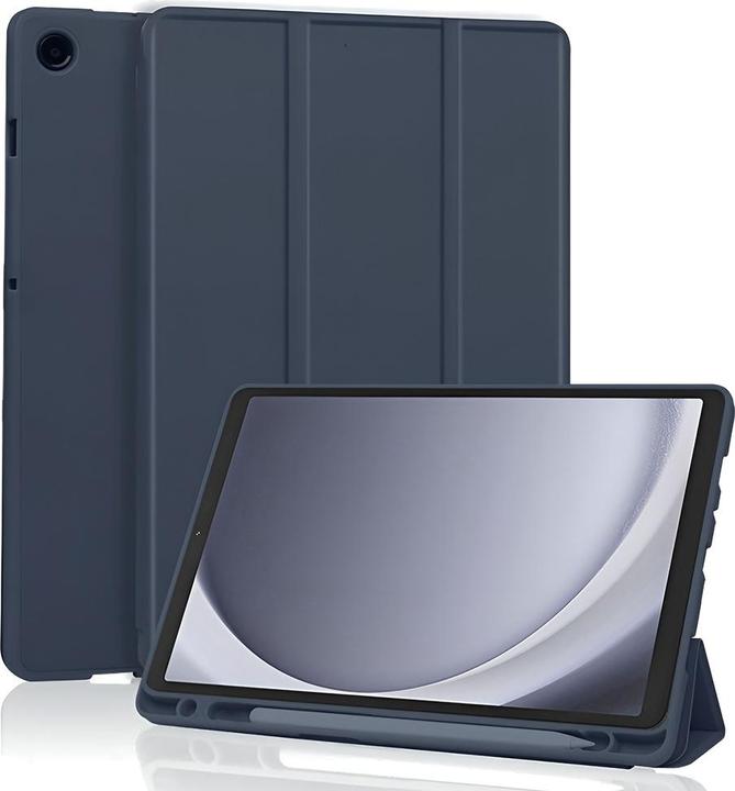 Produktbild Techsuit - Flex Trifold (with Pencil Holder) - Samsung Galaxy Tab A9 - Dark Blue (Samsung Galaxy Tab A9)
