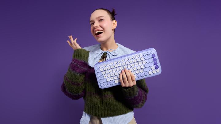 Actual product image Logitech Pop Icon Keys (Eng. Int., Wireless)