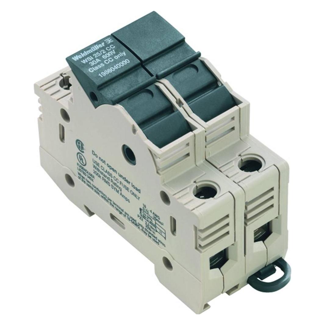 Weidmüller Zekering aansluitblok 1,5-25qmm 1966040000, Elektronica benodigdheden + Behuizing, Beige