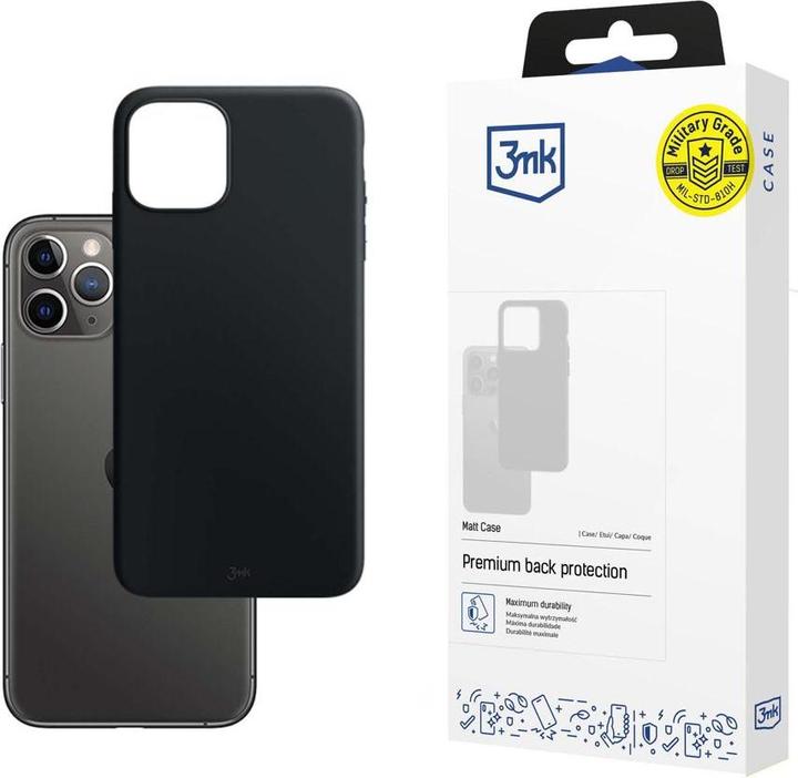 Actual product image 3MK Matt Case iPhone 11 Pro black / black (Apple iPhone 11 Pro)