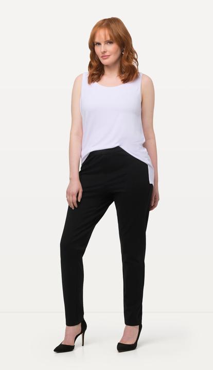 Produktbild Ulla Popken Punto-Hose Sienna, schmales Bein, Elastikbund (52)