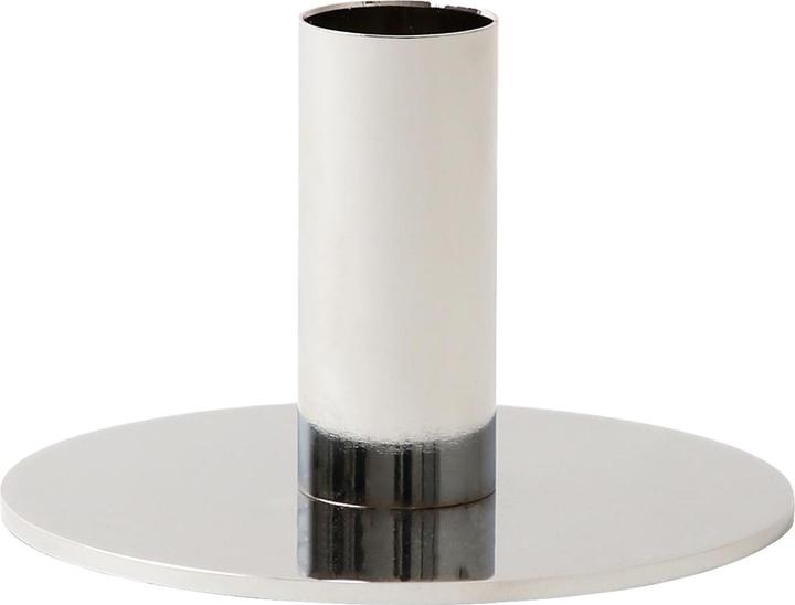 Image du produit Esmée Bougeoir pour bougies sur tige argenté, H 6.5 cm x Ø 10 cm