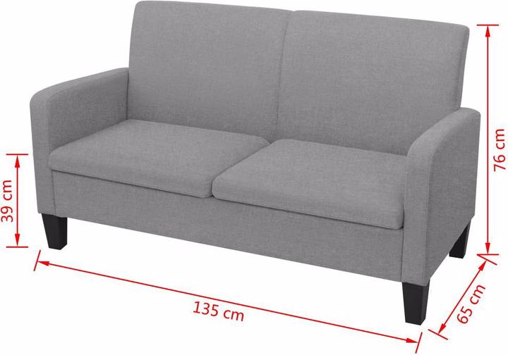 Produktbild vidaXL 2-Sitzer Sofa (2-Sitzer)
