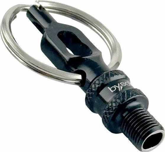 Produktbild By.schulz Ventiladapter V.5 Mini-Tool Alu eloxiert BLACK 1 Stück (Ventiladapter Set)