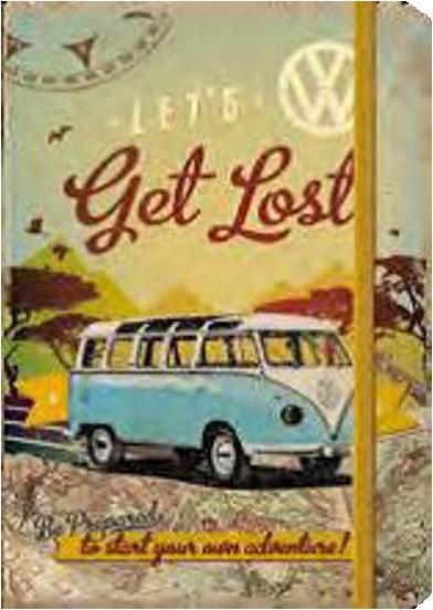 Image du produit Nostalgic-Art Merchandising Carnet de notes A5, Let's Get Lost (A5, Pointillés, Couverture rigide)