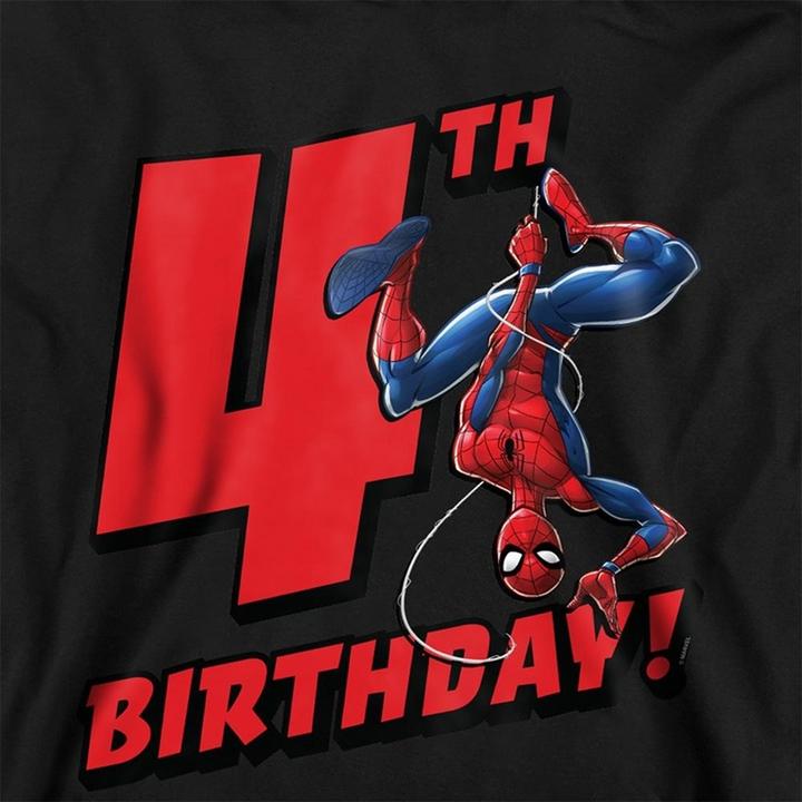 Produktbild Spiderman Kapuzenpullover 4. Geburtstag (128)