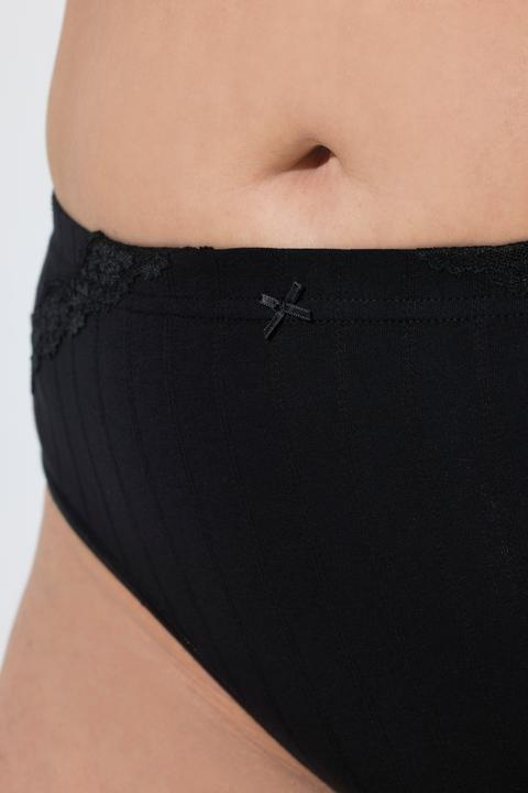 Produktbild Ulla Popken Midislips, 4er-Pack, Ajourjersey, Spitze (54, 4er Pack)