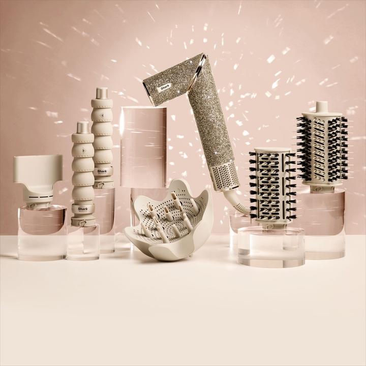 Actual product image Shark FlexStyle Sparkle Champagne Diamond Limited Edition 5-in-1 zelta - Matu veidotajs