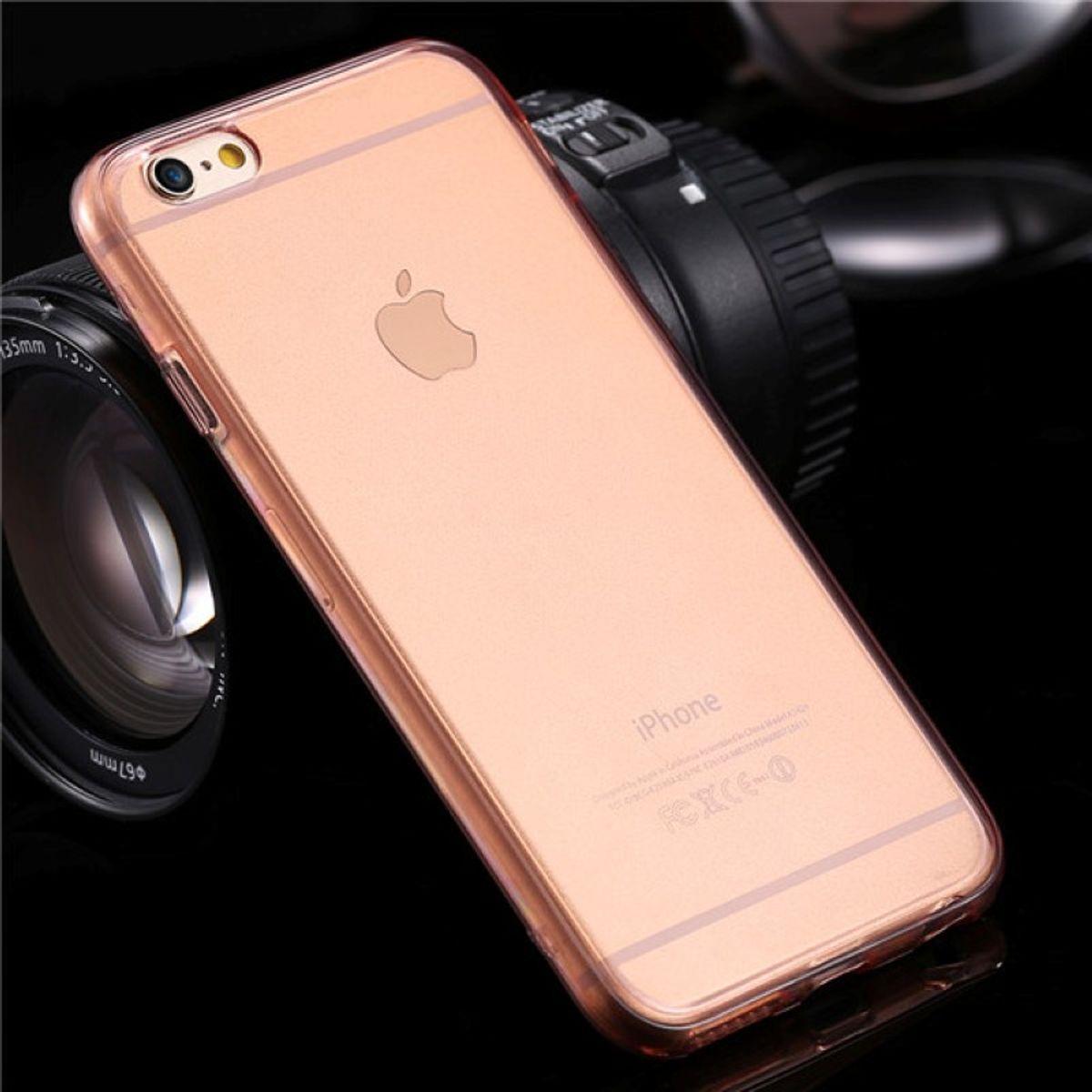 Thumbnail - König Design Apple iPhone 6 / 6s Full Body 360 Silikon Schutzhülle Handyhülle Case Hülle Pink (Apple iPhone 6), Smartpho...
