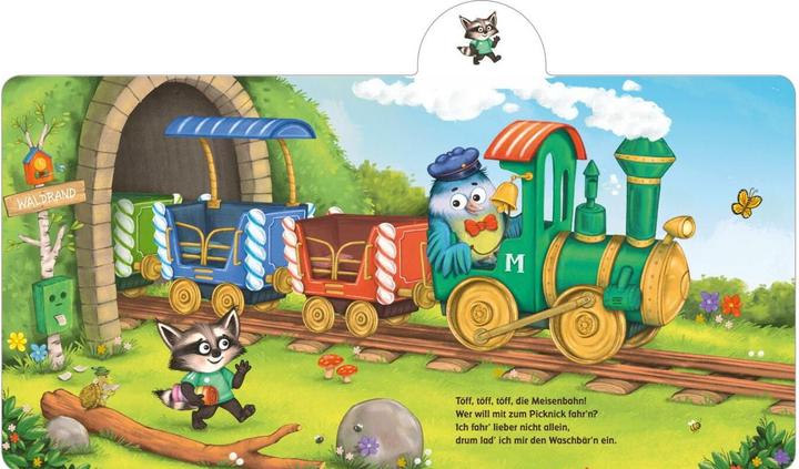 Produktbild Demel:Töff, töff, töff, die Meisenbahn (Deutsch)