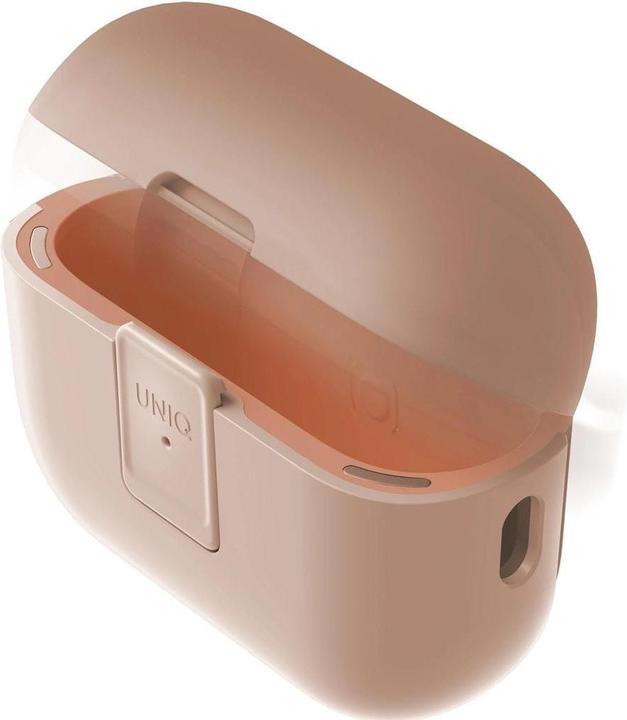 Actual product image Uniq etui Clyde Lock Case AirPods Pro 2 (2022/2023) pudroworóżowy-różowy/light pink-crepe pink (Headphone bag)