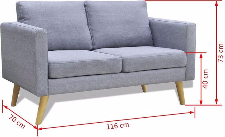 Immagine prodotto vidaXL Canda (2 posti)