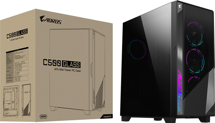 Produktbild Gigabyte Aorus C500 (ATX, E-ATX, Mini-ITX, mATX)