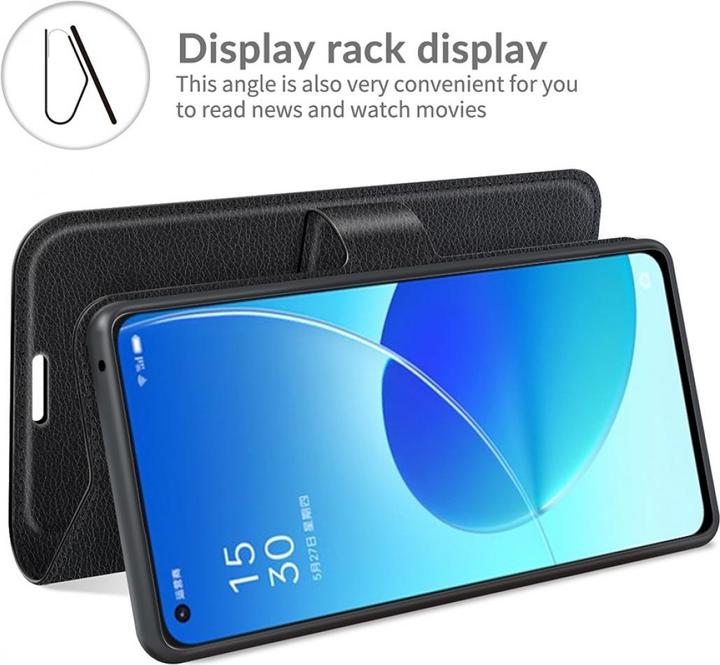 Actual product image Screenguard Oppo Reno6 5G Leather Guard Leather Case (Oppo Reno 6 5G)