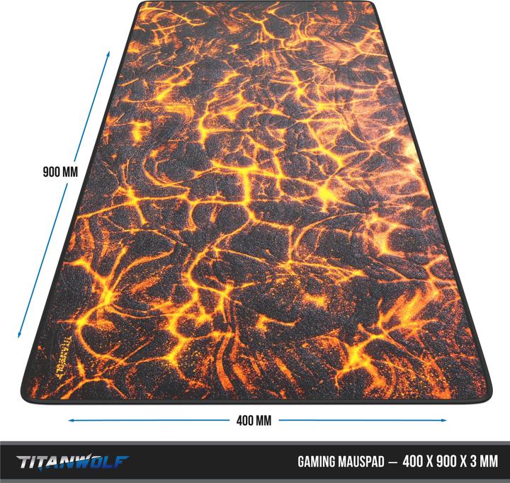 Immagine prodotto CSL Tappetino per mouse da gioco, XXL, tappetino per mouse, 900 x 400 x 3 mm, tappetino da tavolo (XXL)