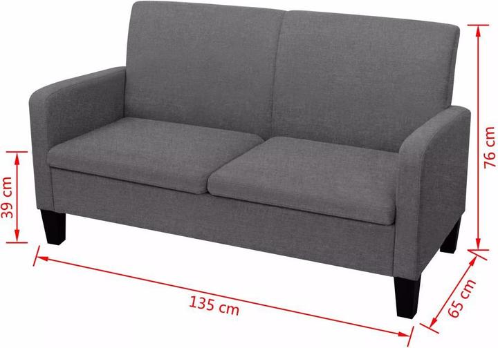 Produktbild vidaXL Zweisitzersofa (2-Sitzer)