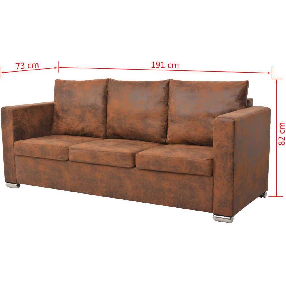 VidaXL, Sofa, Marvella (3-Sitzer)