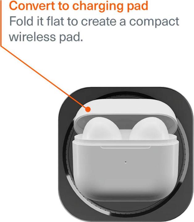 Produktbild Cygnett MagStand 3-in1 Foldable Wireless Charger with Retractable Cable (22.50 W)