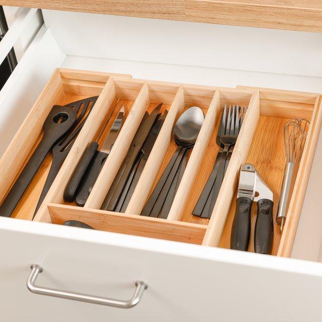 Image du produit Axentia Range-couverts réglable 5-7 compartiments, 31-48,5x5,5x37cm