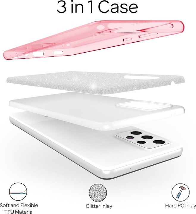Produktbild Nalia Glitzer Hülle (Samsung Galaxy A33)