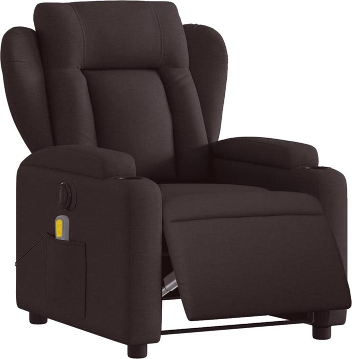 Actual product image vidaXL Massage chair electric fabric
