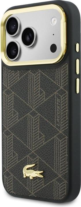 Produktbild Lacoste Case PVC Blend Stand for iPhone 17 Pro Max brown (Apple iPhone 17 Pro Max)