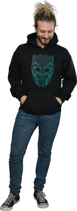Produktbild Schwarzer Panther Stammesmaske Hoodie (M)