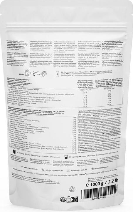 Produktbild Nutri+ Vhey Gainer (1000 g)