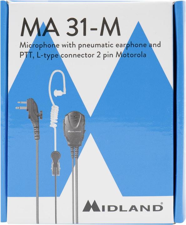 Actual product image Midland MA 31-M Security Headset