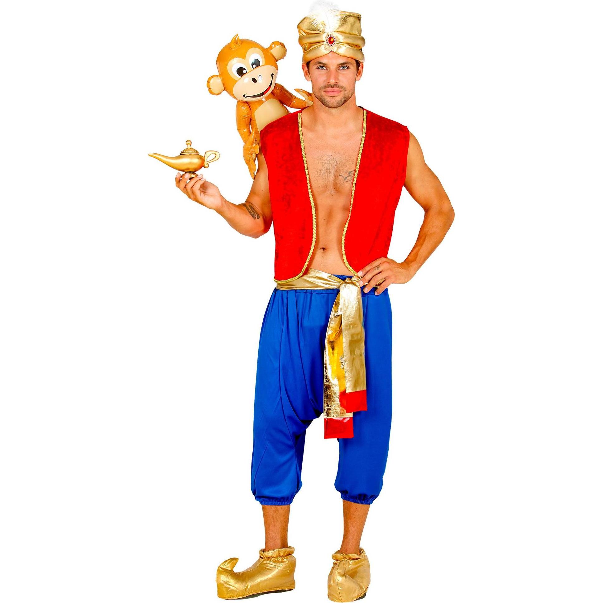 Widmann Kostüm Aladdin: Weste, Hose, Schärpe, Turban (L)