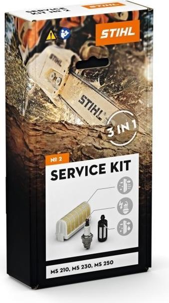 Produktbild Stihl Service Kit 2 MS 210, MS 230, MS 250 11230074100 Filter, Zündkerze (Kettensäge)
