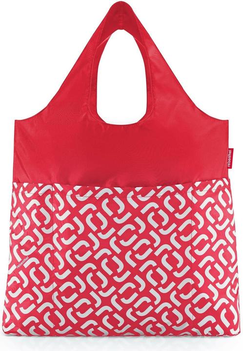 Actual product image reisenthel Bag Mini Maxi Shopper Plus Signature Red Red/White