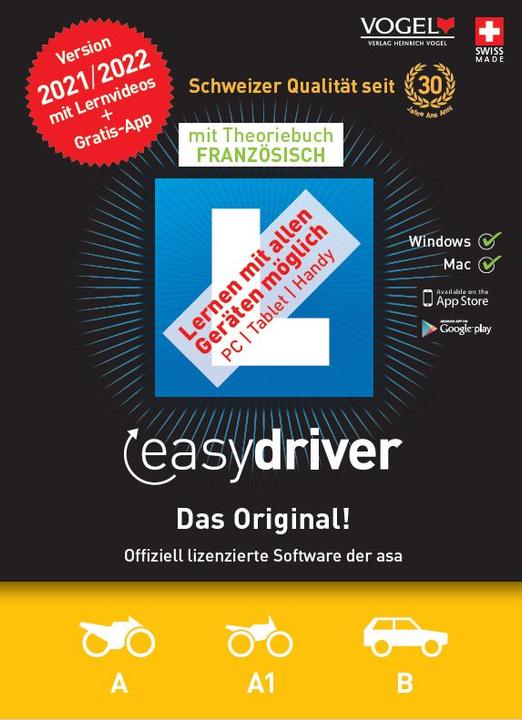 easydriver 2021/22 incl. theory booklet (1 User, 12 months)