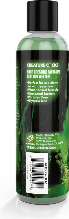 Actual product image Frisky Creature Slime - Green Slime - Waterbased Lubricant - 8 fl oz / 236 ml (236 ml)