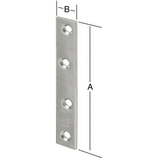 Vormann, Baubeschläge + Holzverbinder, Verbindungsblech 40X15 verz. (Verbindungsbleche)