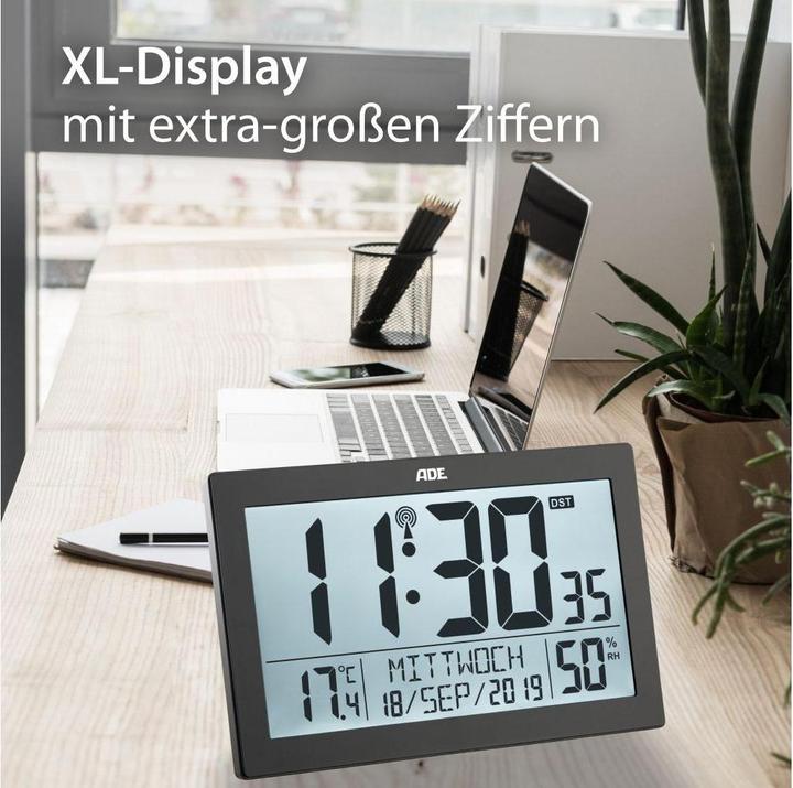 Produktbild ADE Funk-Wanduhr