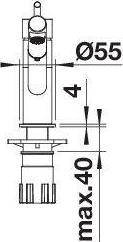 Actual product image Blanco KANO-S silgranite black/chrome | Low pressure | With pull-out hose | Backflow preventer