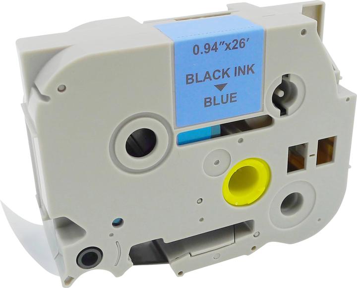 Actual product image MediaRange Tape cassette black on blue 8m x 24mm (2.40 cm, Black, Blue)