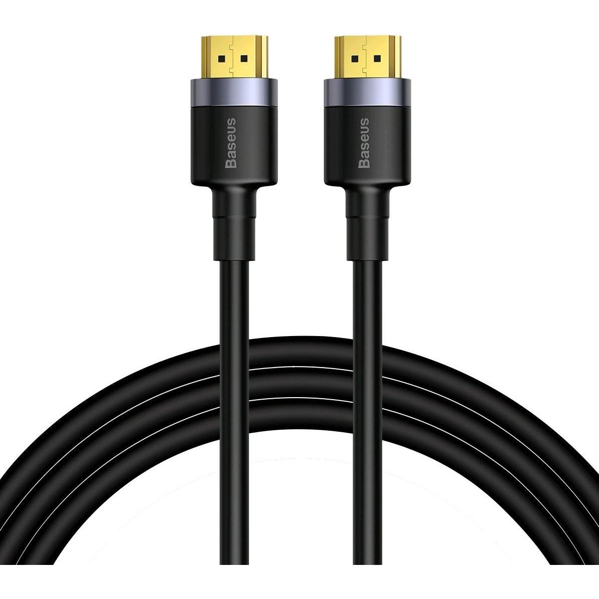 Thumbnail - Baseus Cafule 4KHDMI Male To 4KHDMI Male Adapter Cable 5m Black (5 m, HDMI), Video Kabel