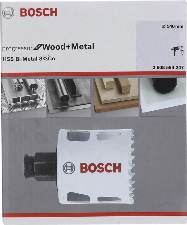 Actual product image Bosch Professional Zubehör Hole saw Progressor for Wood and Metal. 140 mm (140 millimetres)