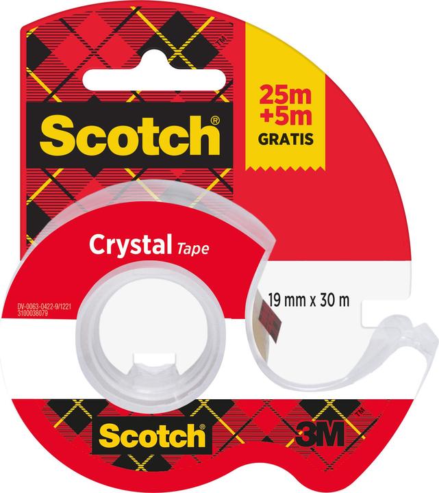 Actual product image Scotch Crystal Clear 600 adhesive film, incl. hand dispenser